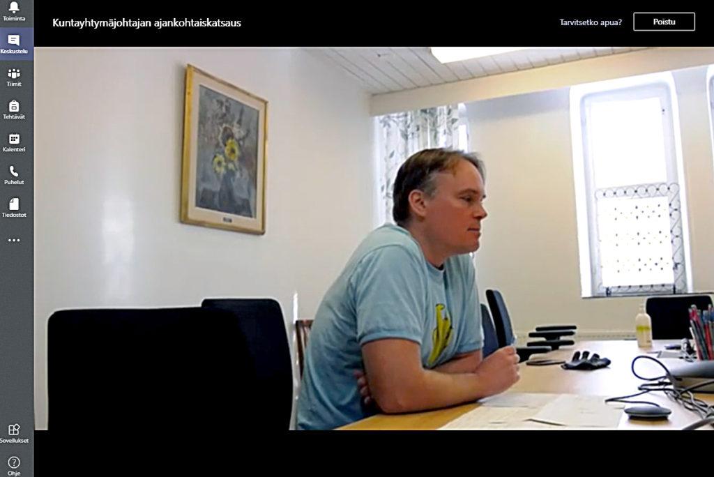 Kuntayhtymäjohtaja Antti Lahti.