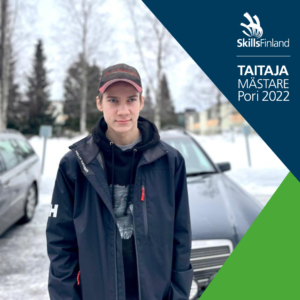 Saskyn Taitaja2022 -finalisti Matias Linna.